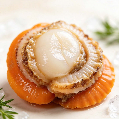 Frozen Scallop Meat with Coral – Sweet, Plump & Shell-Free