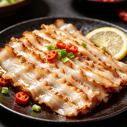 Frozen Octopus Tentacle Slices – Crisp, Tender & Pre-Cut