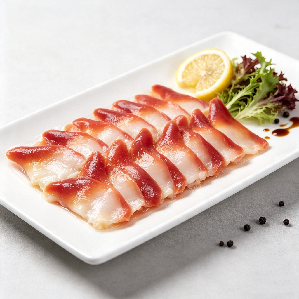 Frozen Surf Clam Slices – Crisp, Sweet & Sashimi Ready